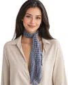 Blue Pacific Elephant Houndstooth Neckerchief In Orange