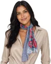 Blue Pacific Elephant Houndstooth Neckerchief In Blue