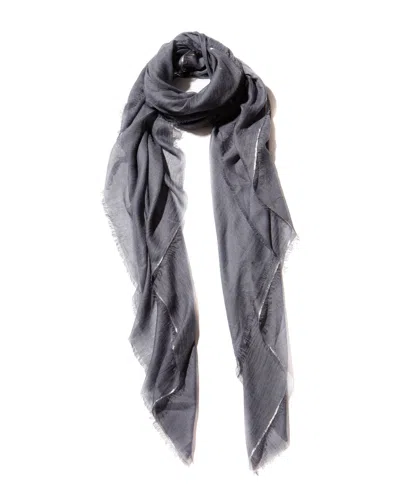 Blue Pacific Glitter Cashmere-blend Scarf