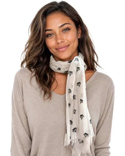 Blue Pacific Icon Crowns Cashmere-blend Neckerchief In Multi