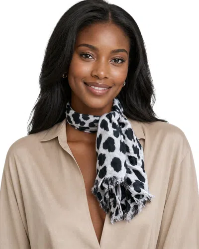 Blue Pacific Leopard Neckerchief In Animal Print