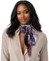 Blue Pacific Leopard Rose Neckerchief In Multi