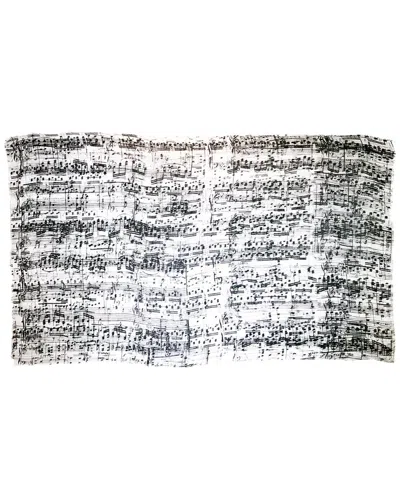 Blue Pacific Musical Notes Scarf