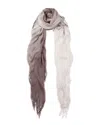 Blue Pacific Ombre Tissue Cashmere-blend Scarf In Multi