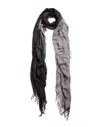 BLUE PACIFIC BLUE PACIFIC OMBRE TISSUE CASHMERE-BLEND SCARF