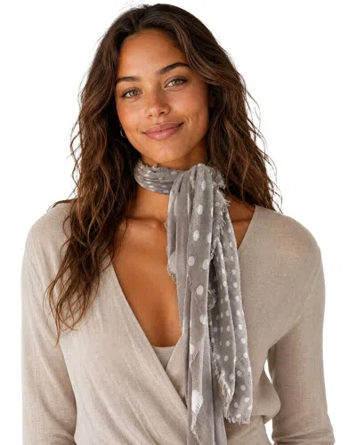 Blue Pacific Polka Dots Cashmere-blend Neckerchief In Multi