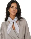 Blue Pacific Solid Cashmere-blend Neckerchief In Pink