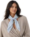 Blue Pacific Solid Cashmere-blend Neckerchief In Purple