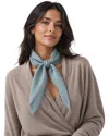 Blue Pacific Solid Cashmere-blend Neckerchief In Blue