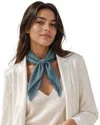 Blue Pacific Solid Cashmere-blend Neckerchief In Blue