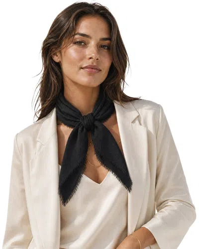 Blue Pacific Solid Cashmere-blend Neckerchief In Pattern