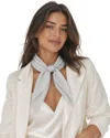 Blue Pacific Solid Cashmere-blend Neckerchief In Gray
