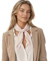 Blue Pacific Solid Cashmere-blend Neckerchief In Neutral