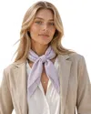 Blue Pacific Solid Cashmere-blend Neckerchief In Purple