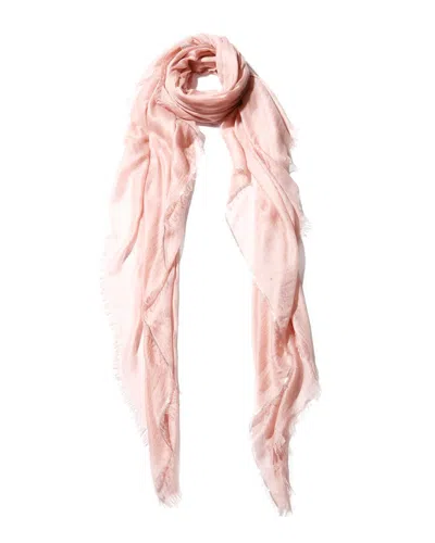 Blue Pacific Specialty Metal Cashmere-blend Scarf In Brown