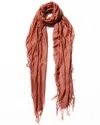 Blue Pacific Tissue Cashmere-blend Scarf In Brown