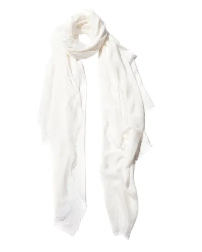 Blue Pacific Vintage Cashmere-blend Scarf In Neutral