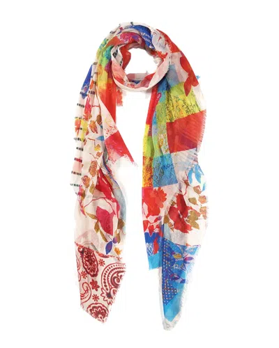 Blue Pacific Vintage Italian Pop Art Scarf