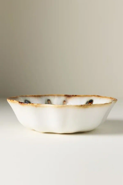 Blue Pheasant Amoria Small Serve Bowl, Set Of 2 In White