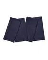 Blue Pheasant Betty Navy Cotton Napkins, Set Of 4 In Blue