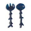 Blue Pheasant Celina Serving Set In Cobalt