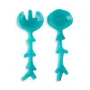 Blue Pheasant Celina Serving Set In Turquoise