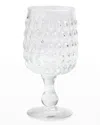 Blue Pheasant Claire Clear Water Goblets, Set Of 6 In Transparent