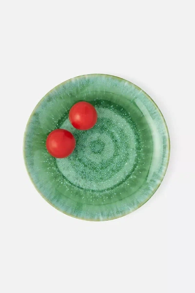 Blue Pheasant Eloise Salad/dessert Plate In Green