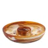 Blue Pheasant Hugo Resin Chip And Dip Bowl In Amber
