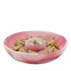 Blue Pheasant Hugo Resin Chip And Dip Bowl In Pink