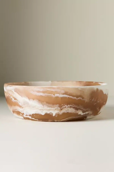 Blue Pheasant Hugo Resin Serve Bowl, Set Of 2 In Brown