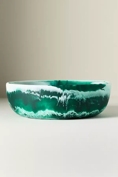 Blue Pheasant Hugo Resin Serve Bowl, Set Of 2 In Green