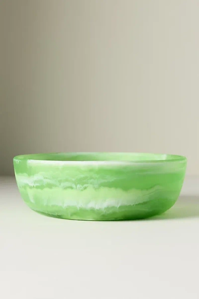 Blue Pheasant Hugo Resin Serve Bowl, Set Of 2 In Green