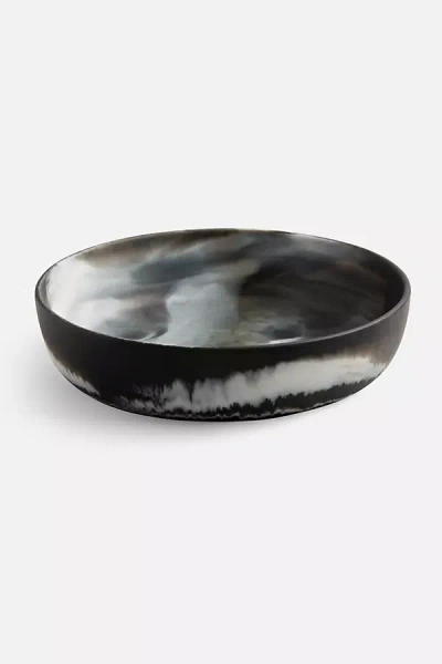 Blue Pheasant Hugo Resin Serving Bowl In Black