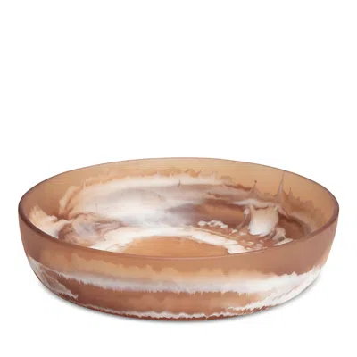 Blue Pheasant Hugo Resin Serving Bowl In Brown