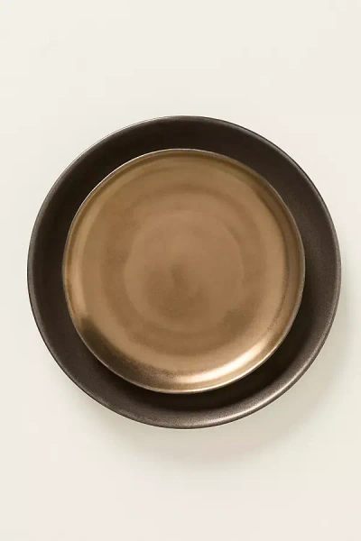 Blue Pheasant Jacqueline Bread Plates, Set Of 4 In Gold