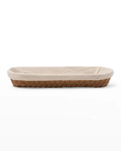 Blue Pheasant Lasata Large Oblong Trays, Set Of 2 In Natural