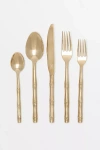 Blue Pheasant Liliana Flatware In Gold