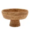 Blue Pheasant Londyn Large Serving Bowl In Rattan