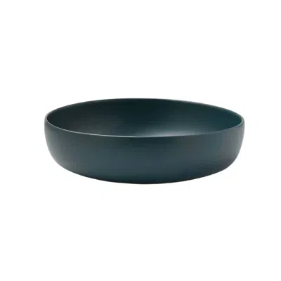 Blue Pheasant Marcus Large Round Serving Bowl In Midnight Teal