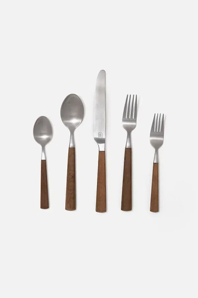 Blue Pheasant Micah Flatware In Brown