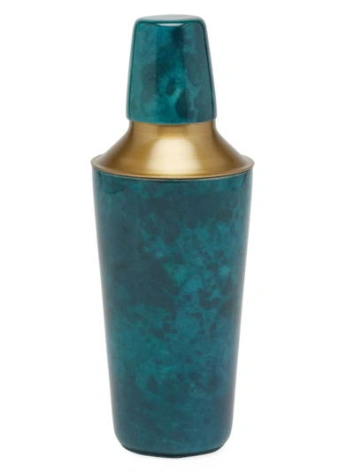 Blue Pheasant Nelson Cocktail Shaker In Blue Gloss