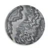 Blue Pheasant Portia 14 Marble Lazy Susan In Gray Marble