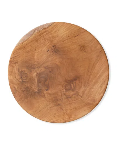 Blue Pheasant Rowan Natural Chargers, Set Of 2