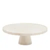 Blue Pheasant Samantha 11.5 Marble Cake Stand In White Marble