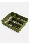 Blue Pheasant Voru Flatware Tray In Green