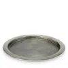 Blue Pheasant Zaxton Round Tray In Silver