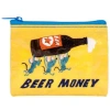 BLUE Q BEER MONEY COIN PURSE
