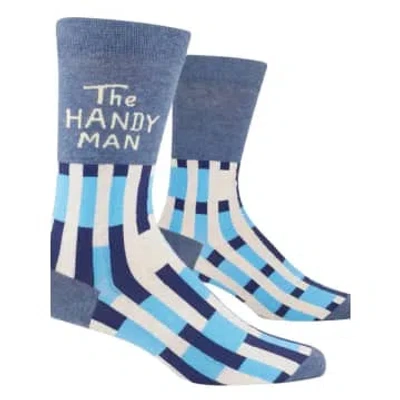 Blue Q The Handy Man Men's Socks In Blue