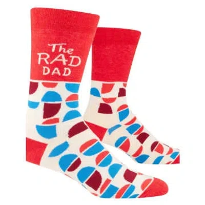 Blue Q The Rad Dad Men's Socks In Blue